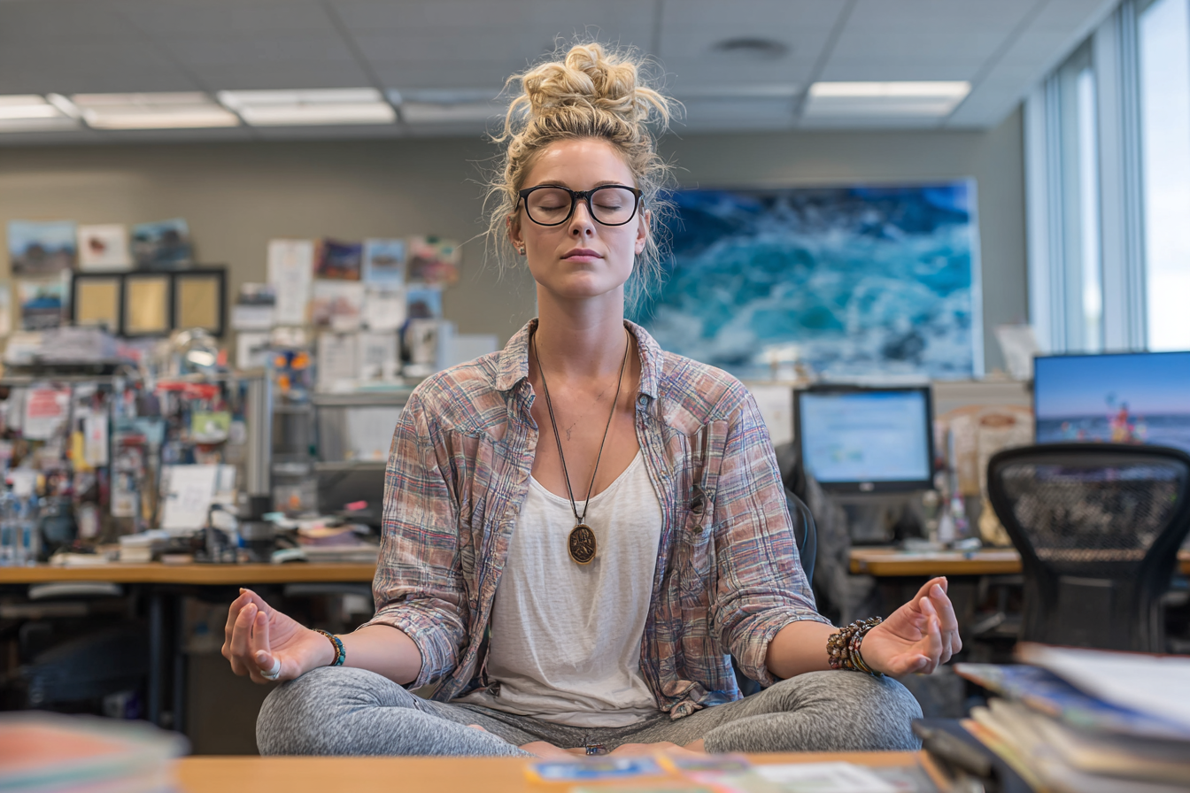 Йога в офісі